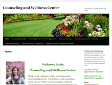 Tablet Screenshot of counselingandwellness.org